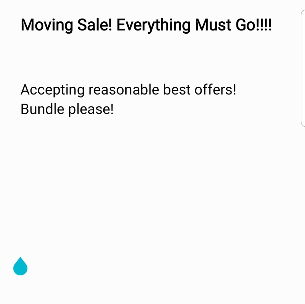 Moving this weekend! Everything Needs to Go!